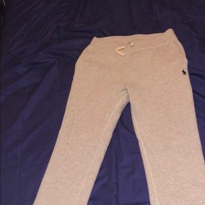 Polo sweat pants. Cream colorway